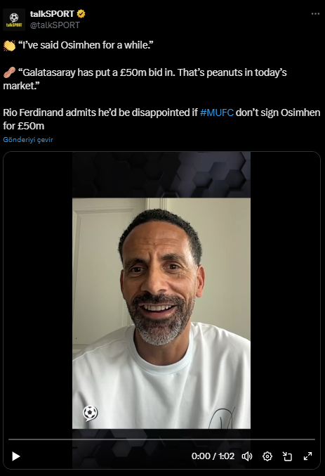 TRANSFER HABERİ: Rio Ferdinand’ı şaşırtan gelişme! Osimhen bu fiyata giderse...