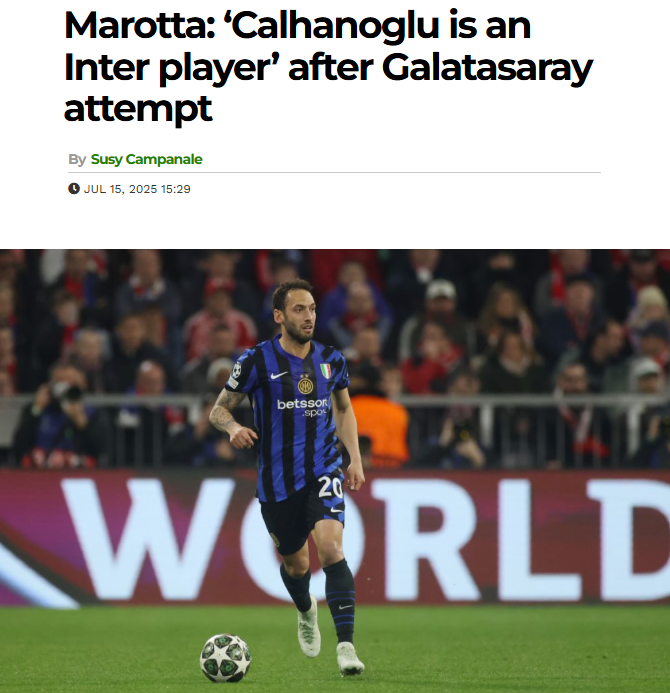 GALATASARAY HABERLERİ | Inter’den Hakan Çalhanoğlu için flaş transfer açıklaması!