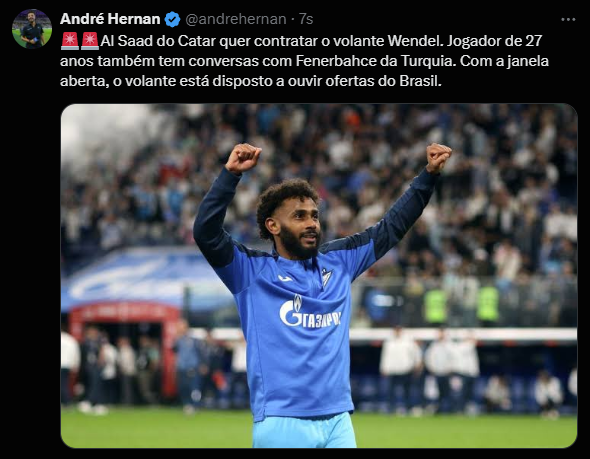 TRANSFER HABERİ | Fenerbahçe’ye Sambacı orta saha: Wendel! Görüşmeler sürüyor