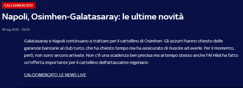 TRANSFER HABERİ | Galatasaray’da Osimhen gelişmesi! Banka teminatları...