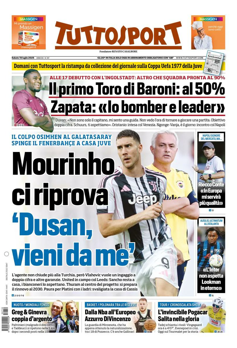 TRANSFER HABERİ | Vlahovic transferinde flaş gelişme! Mourinho’nun telefonu...