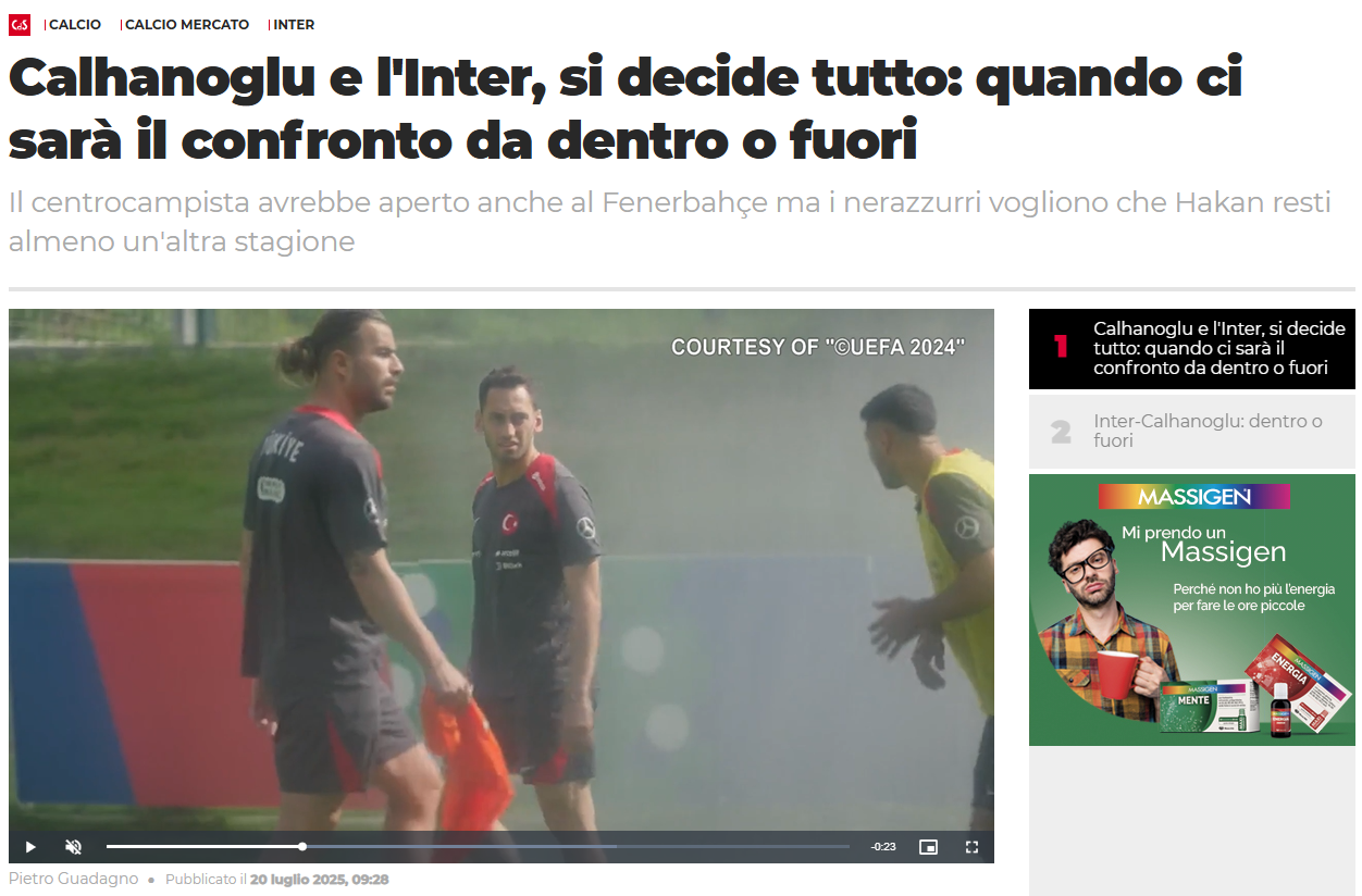 Inter’den Hakan Çalhanoğlu kararı! Fenerbahçe’ye kötü haber