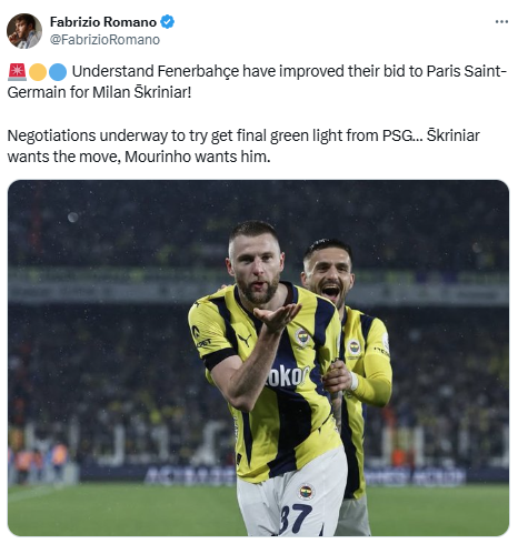 TRANSFER HABERİ: Fenerbahçe’den Skriniar’a yeni teklif!