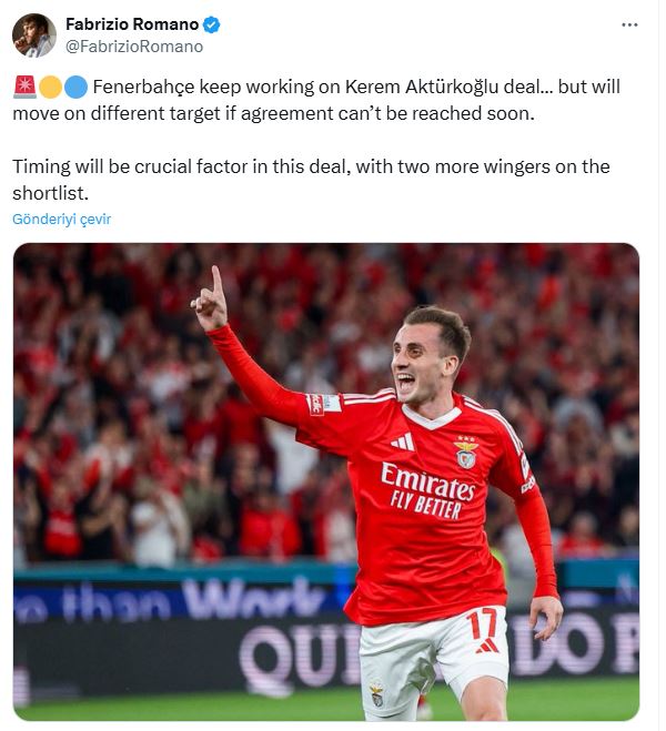 Fenerbahçe’nin Kerem Aktürkoğlu transferinde son durum! Ünlü gazeteci duyurdu