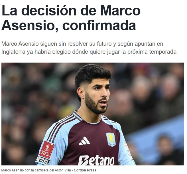 FENERBAHÇE TRANSFER HABERİ - Asensio kararını verdi! Mourinho ve transfer...