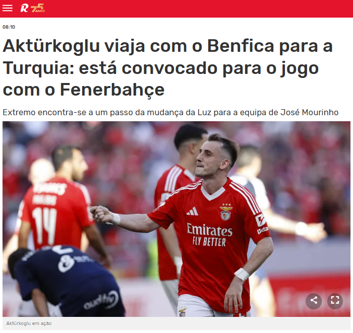 TRANSFER HABERİ | Fenerbahçe’de Kerem Aktürkoğlu gelişmesi! Benfica’nın kararı...