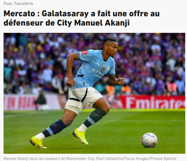TRANSFER HABERİ | Galatasaray’dan Manuel Akanji için teklif! Menajeri İstanbul’a geliyor
