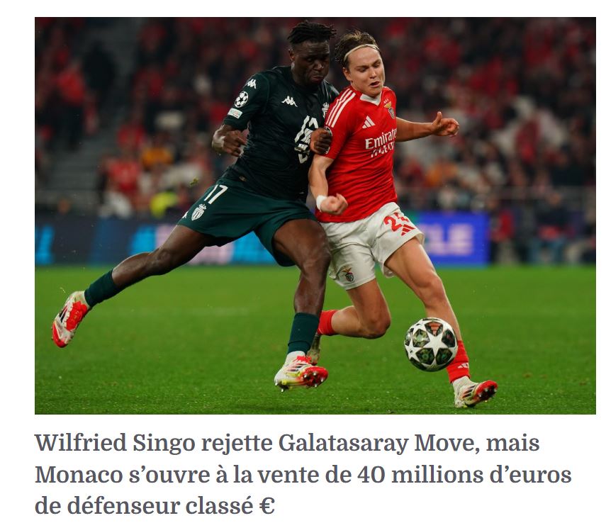Wilfried Singo’dan Galatasaray’a şok! İşte transfer yanıtı