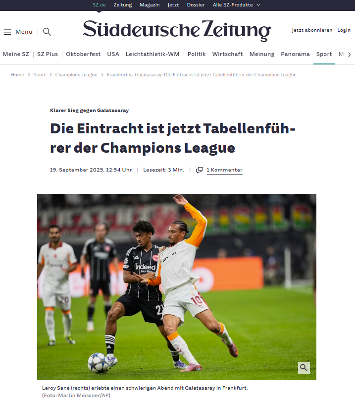 Ali Koç’tan Galatasaray’ı 5-1 yenen Eintracht Frankfurt’a ’5 kez teşekkür’!