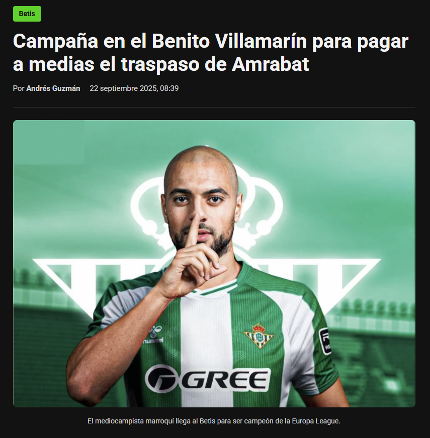 Real Betis’te Sofyan Amrabat seferberliği! Taraftarlar harekete geçti!