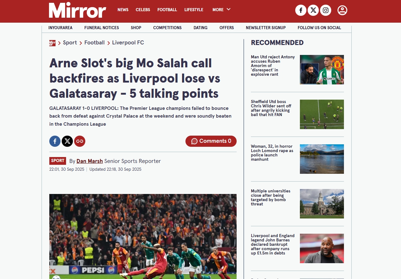 Galatasaray’ın Liverpool galibiyeti sonrası flaş manşet: Cehennem gibi...