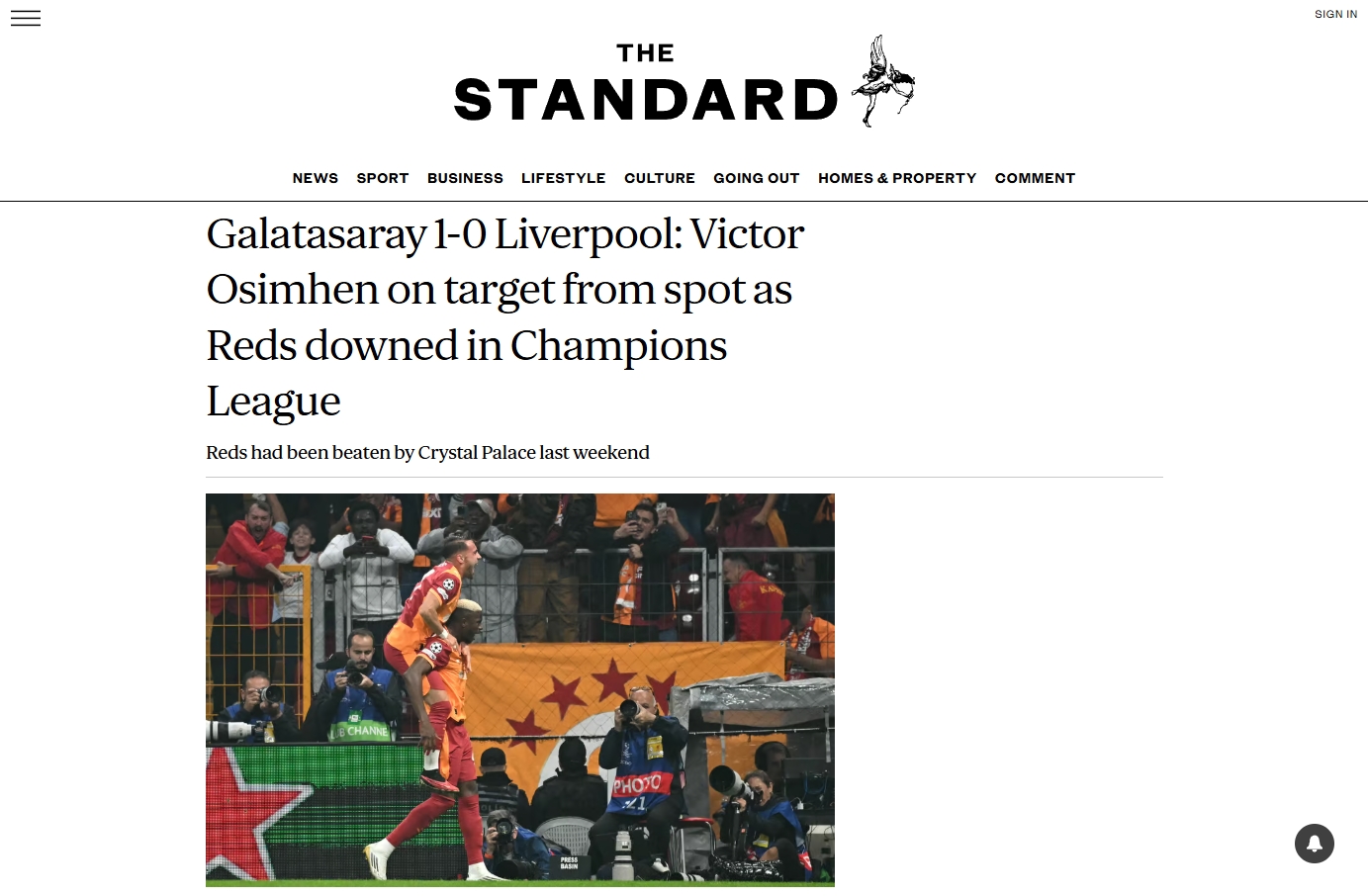 Galatasaray’ın Liverpool galibiyeti sonrası flaş manşet: Cehennem gibi...