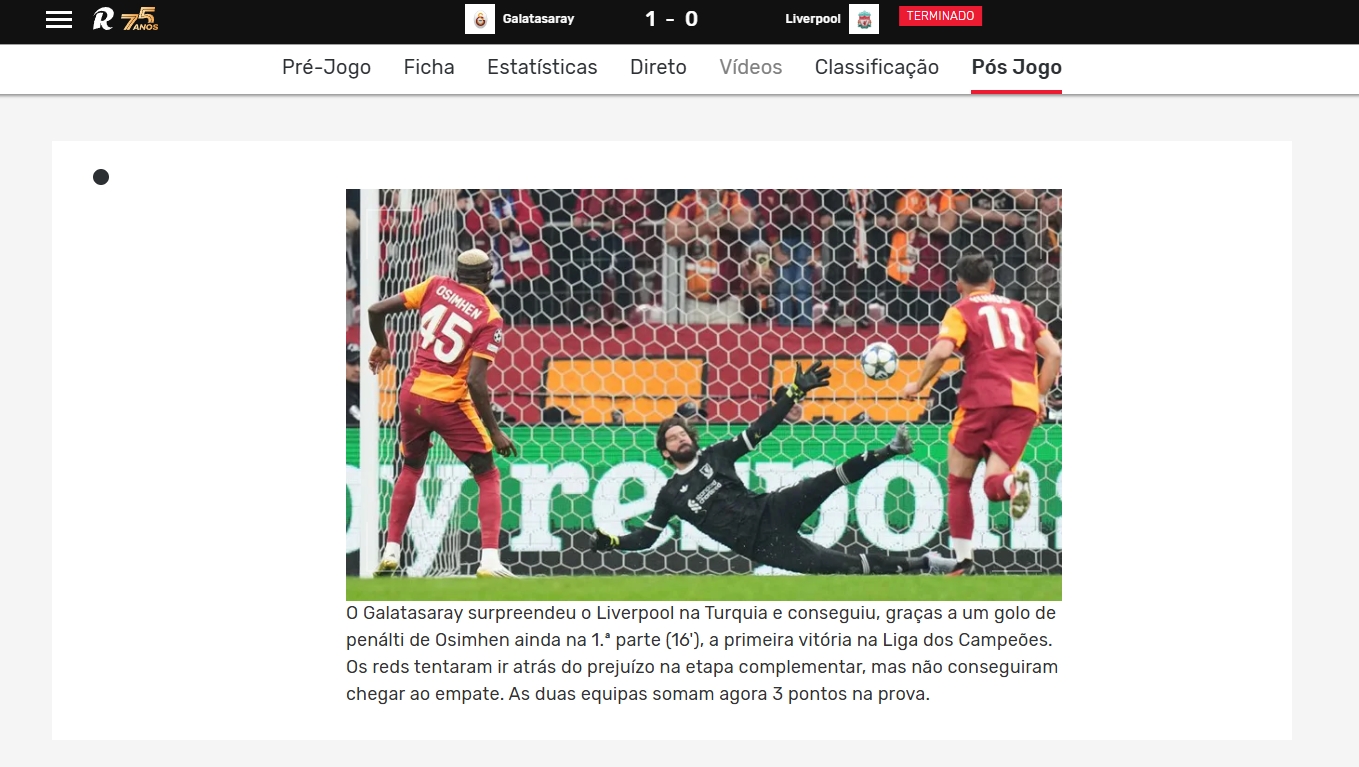 Galatasaray’ın Liverpool galibiyeti sonrası flaş manşet: Cehennem gibi...