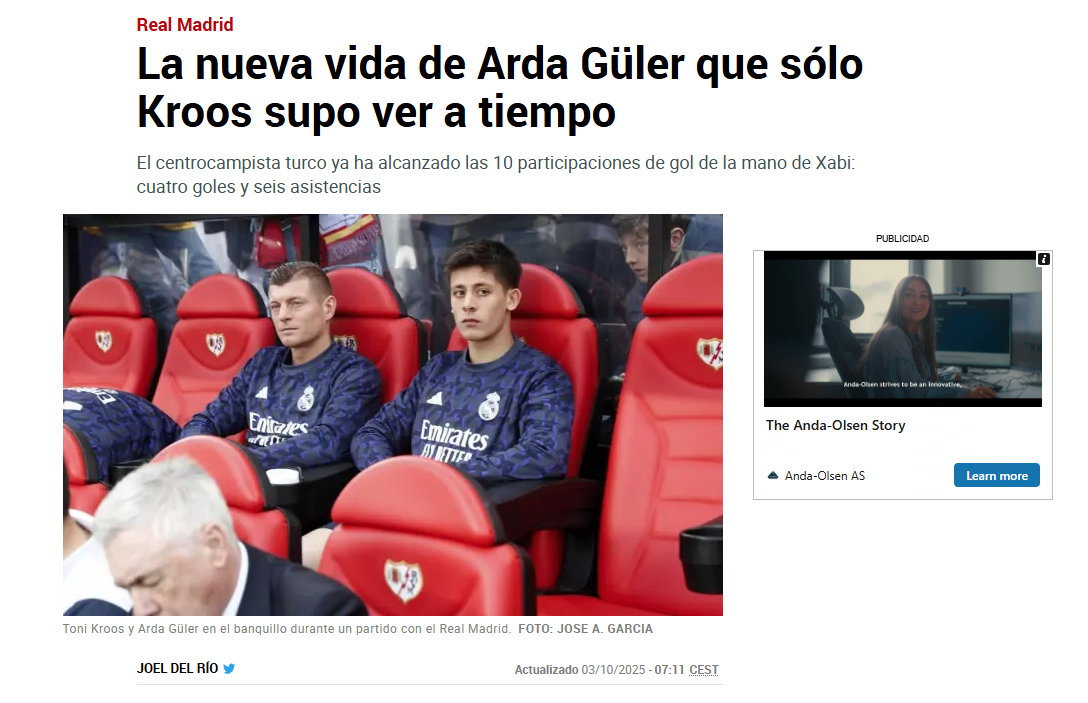 İspanyol basını Arda Güler’e övgü yağdırdı! ’Herkesin önünde...