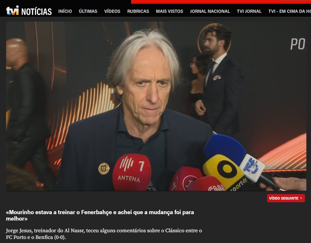 Jorge Jesus’tan flaş Jose Mourinho sözleri! Fenerbahçe’den ayrılarak...