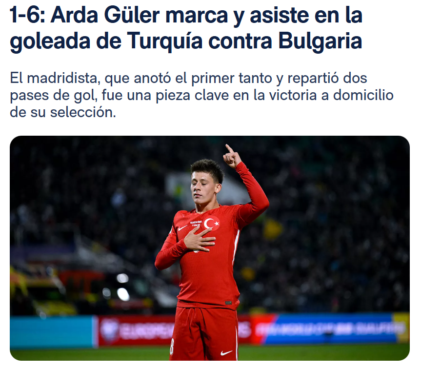 Arda Güler İspanya basınını salladı! İşte atılan manşetler