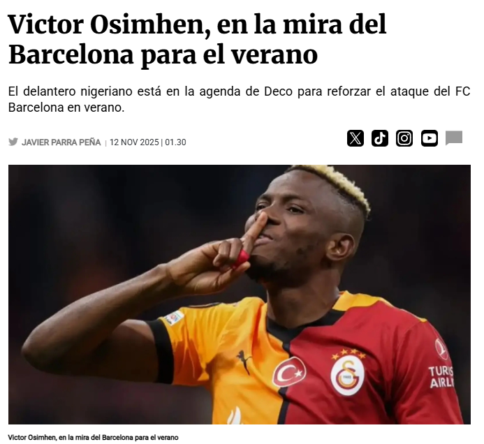 Dünya devi, Galatasaray’ın yıldızı Osimhen için devrede! İlk temas kuruldu