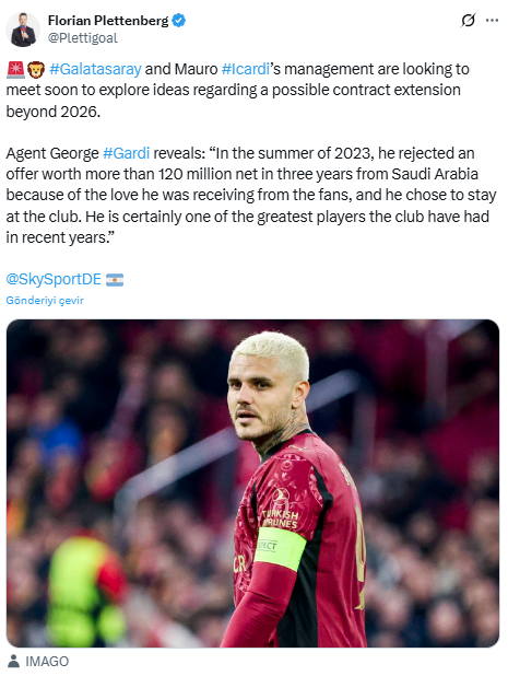 Galatasaray’da flaş Icardi gelişmesi! Alman muhabir görüşmeyi duyurdu