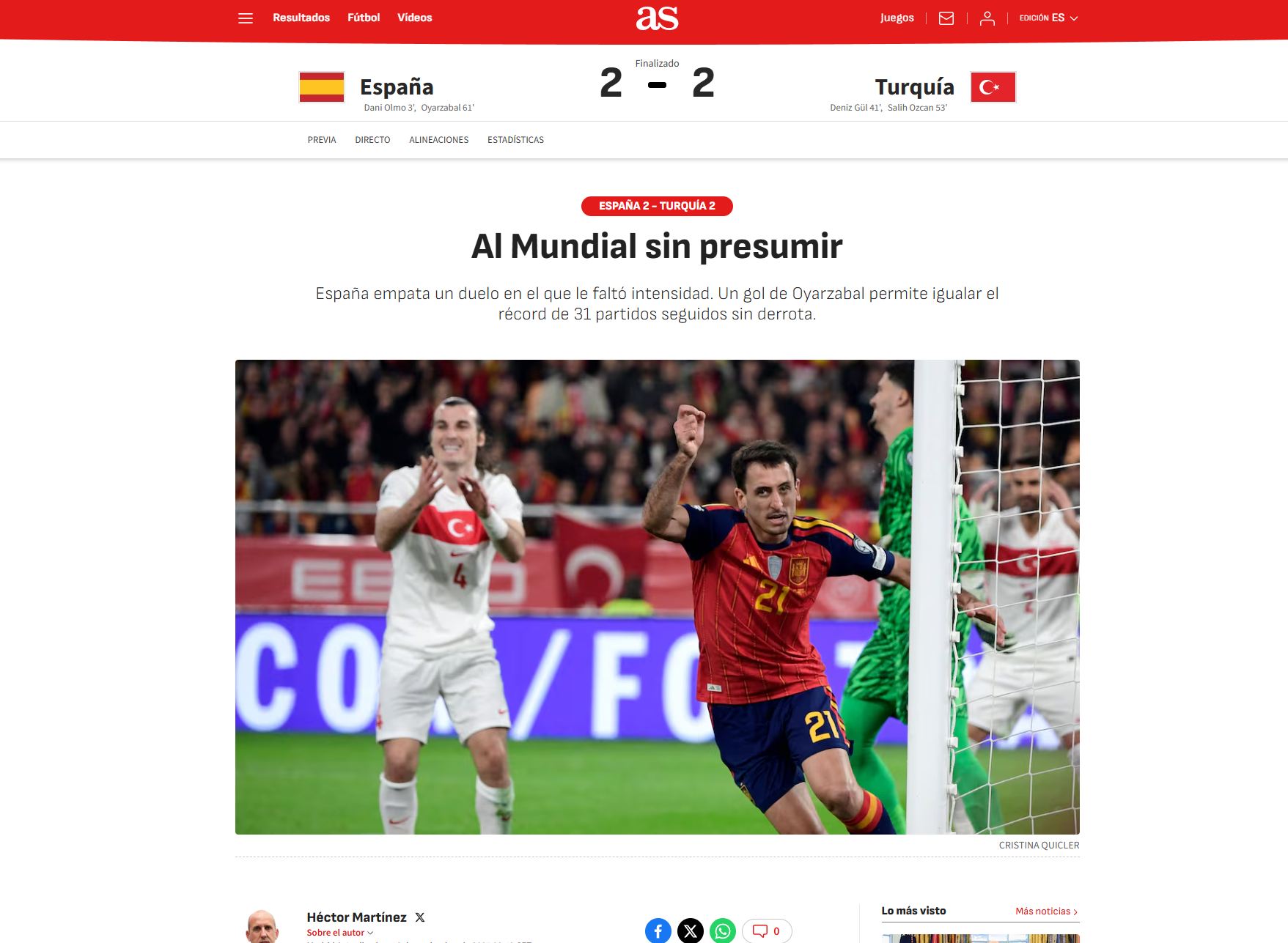 Bizim Çocuklar dış basında: İspanya partiyi bitiremedi!