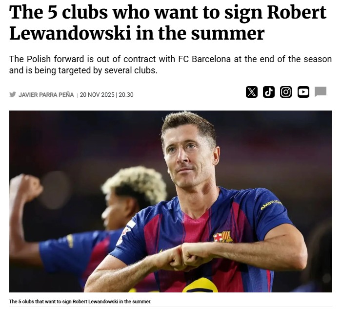 Fenerbahçe’ye transferde kötü haber! Lewandowski için dev kulüpler devrede