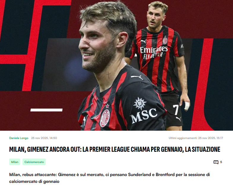 Fenerbahçe Gimenez’den vazgeçmedi! İtalyan basını duyurdu