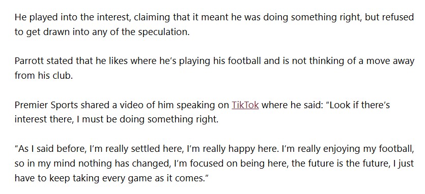 Troy Parrott’tan transfer açıklaması! Fenerbahçe’ye gelecek mi?