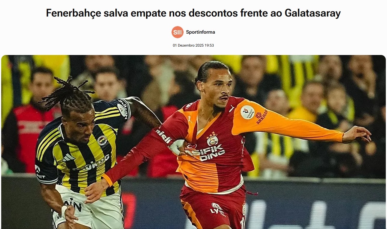 Dünya basını Fenerbahçe-Galatasaray derbisini konuştu