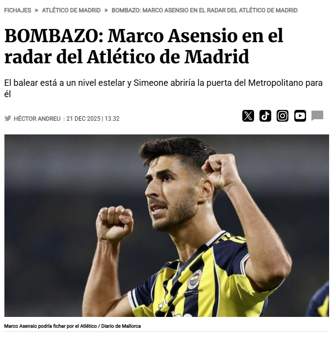 Marco Asensio’ya sürpriz talip! İspanyol basını yazdı