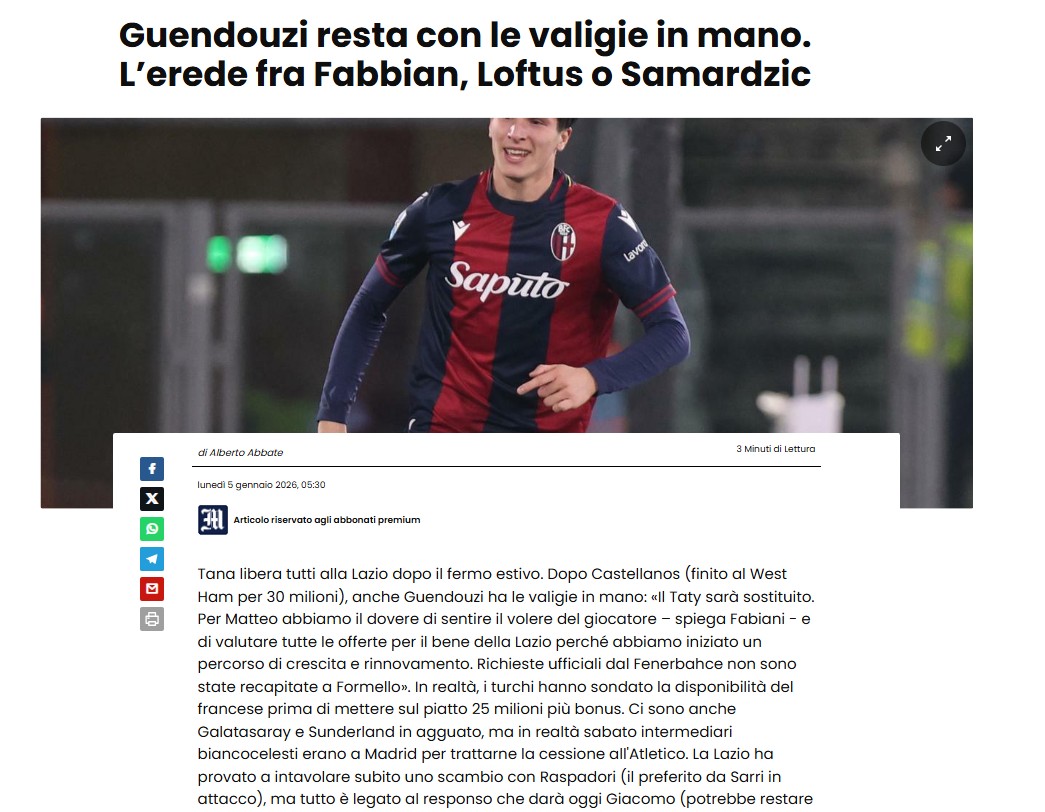 Galatasaray’dan Fenerbahçe’ye transfer çalımı! Matteo Guendouzi…