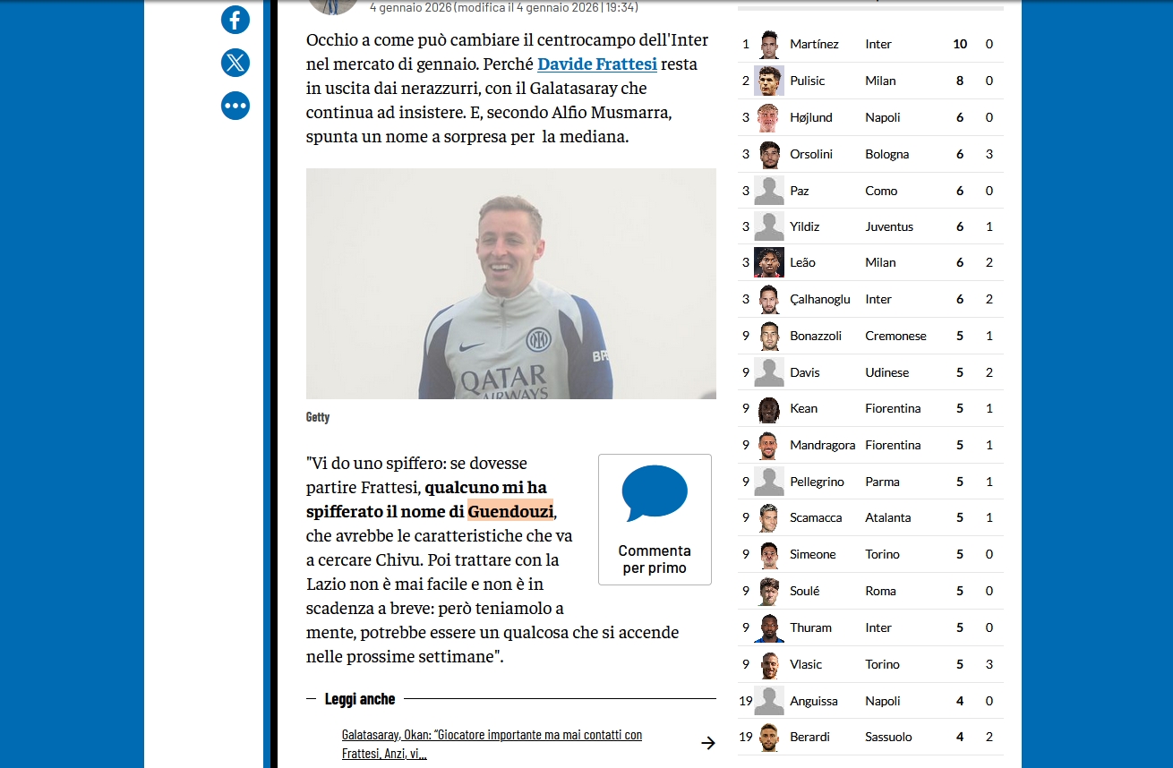 Galatasaray Frattesi’yi alırsa Fenerbahçe’nin Guendouzi planı yatabilir