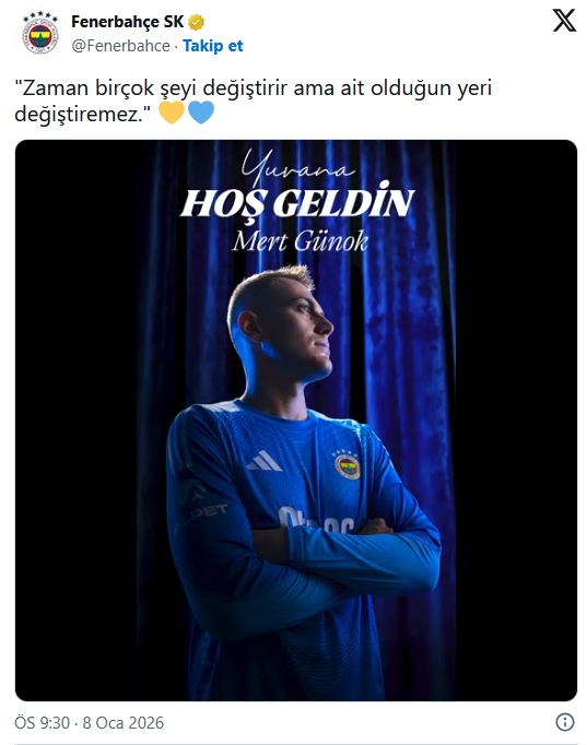 Mert Günok yuvaya döndü! Fenerbahçe ile 2.5 yıllık imza