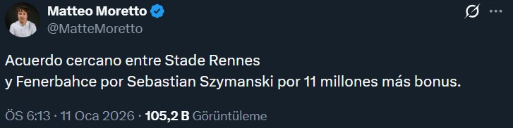 TRANSFER HABERİ: Szymanski Fenerbahçe’den ayrılıyor!