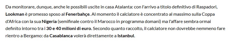 Fenerbahçe’nin ardından Galatasaray da Lookman için Milano’da!