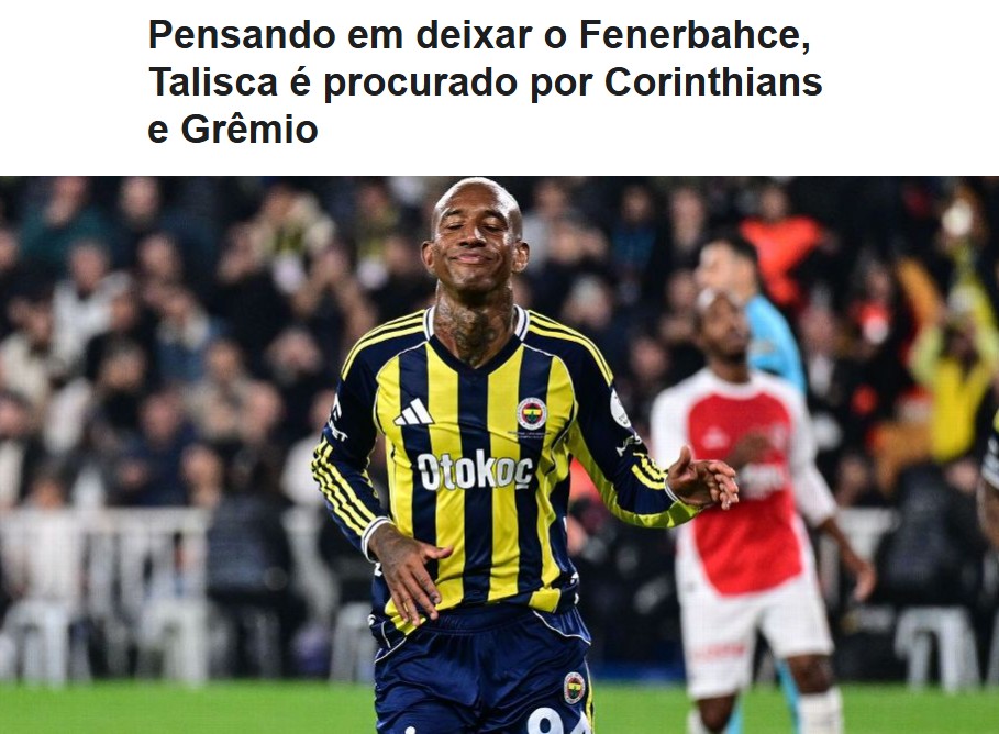 TRANSFER HABERİ: Fenerbahçe’de Anderson Talisca endişesi!