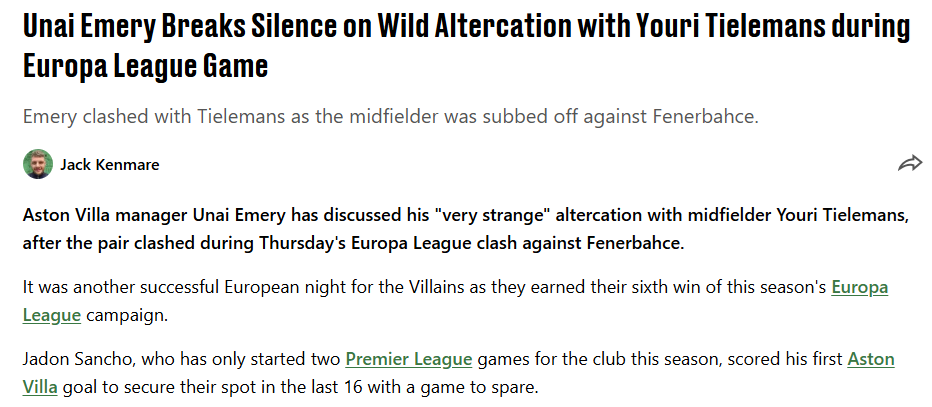 İngiliz medyasından Fenerbahçe - Aston Villa maçı sonrası çarpıcı yorum!