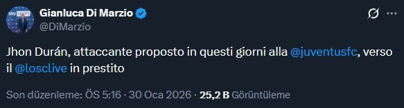 İtalyan gazeteci duyurdu! Fenerbahçe’de flaş Jhon Duran gelişmesi