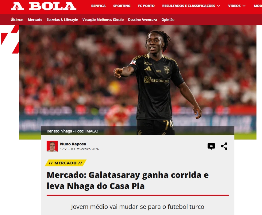 Galatasaray transferi bitirdi! İşte Renato Nhaga’nın sözleşme detayları