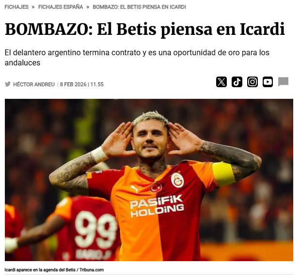 Mauro Icardi’nin yeni talibi La Liga’dan! Real Betis...