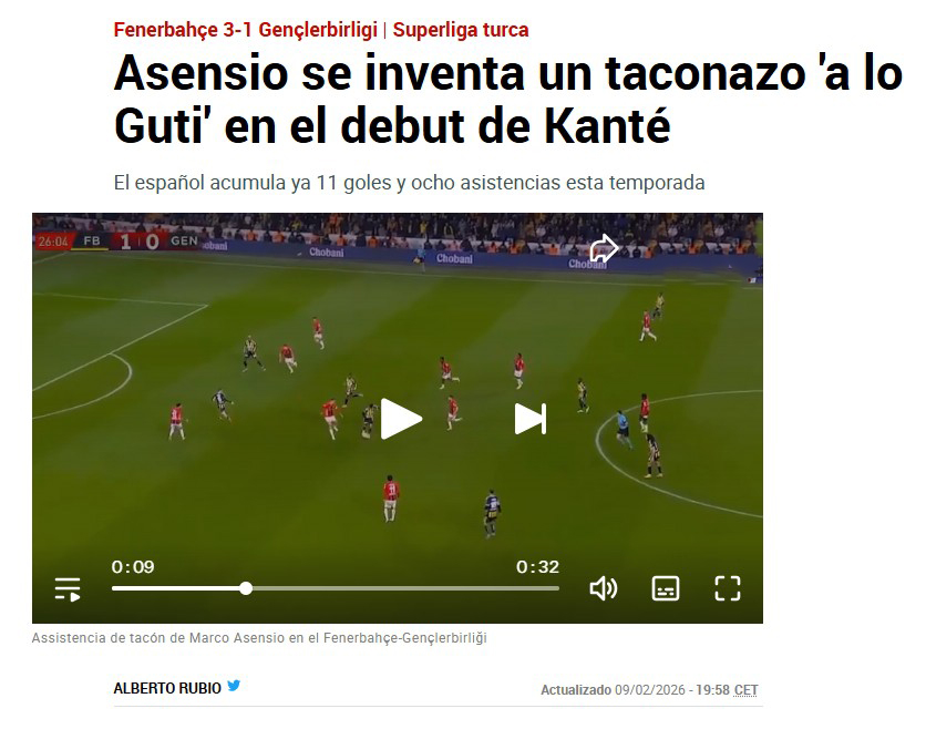 İspanya’da gündem Marco Asensio! Efsane futbolcuya benzetildi