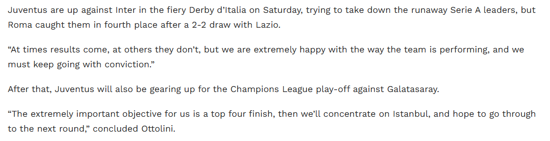 Juventus’tan Galatasaray maçı öncesi açıklama: Bizim için son derece...