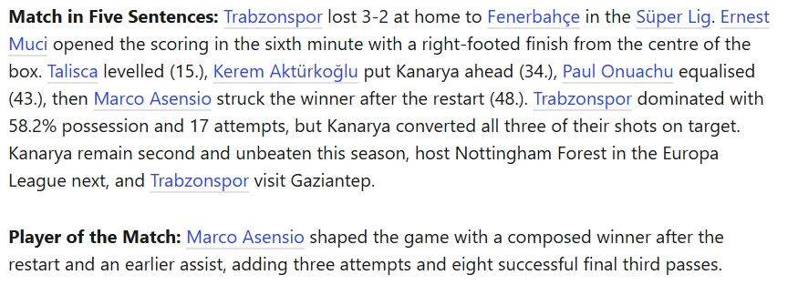 Asensio’nun performansı dış basında! İşte yaptıkları benzetme...