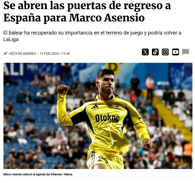 Marco Asensio’ya İspanya’dan sürpriz talip! Teklifi böyle duyurdular