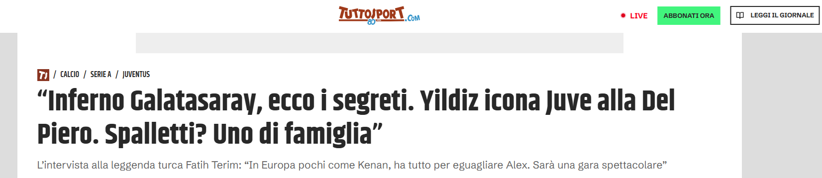 Fatih Terim’den Galatasaray-Juventus maçı yorumu!
