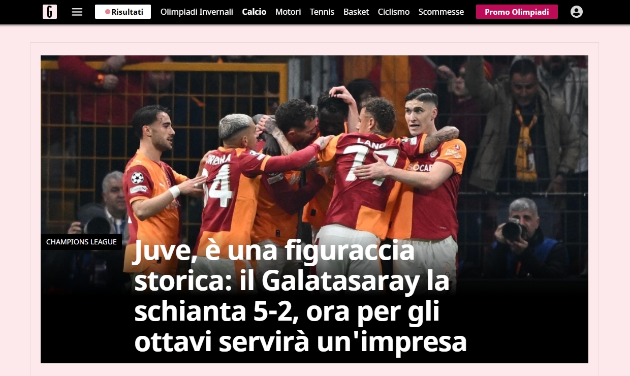 Galatasaray’ın Juventus karşısındaki zaferi dış basında büyük ses getirdi!