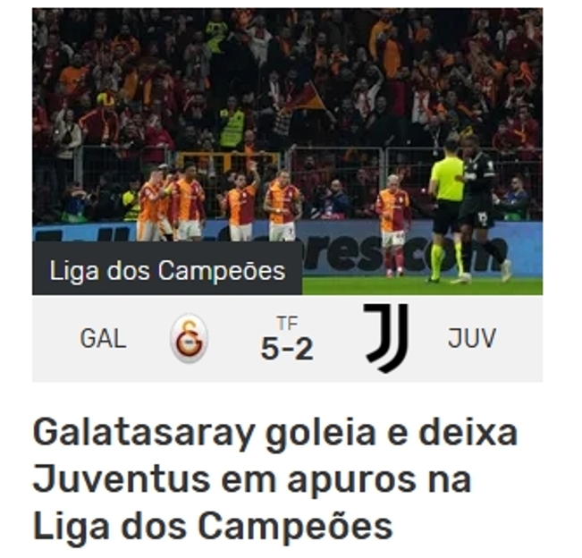 Galatasaray’ın Juventus karşısındaki zaferi dış basında büyük ses getirdi!