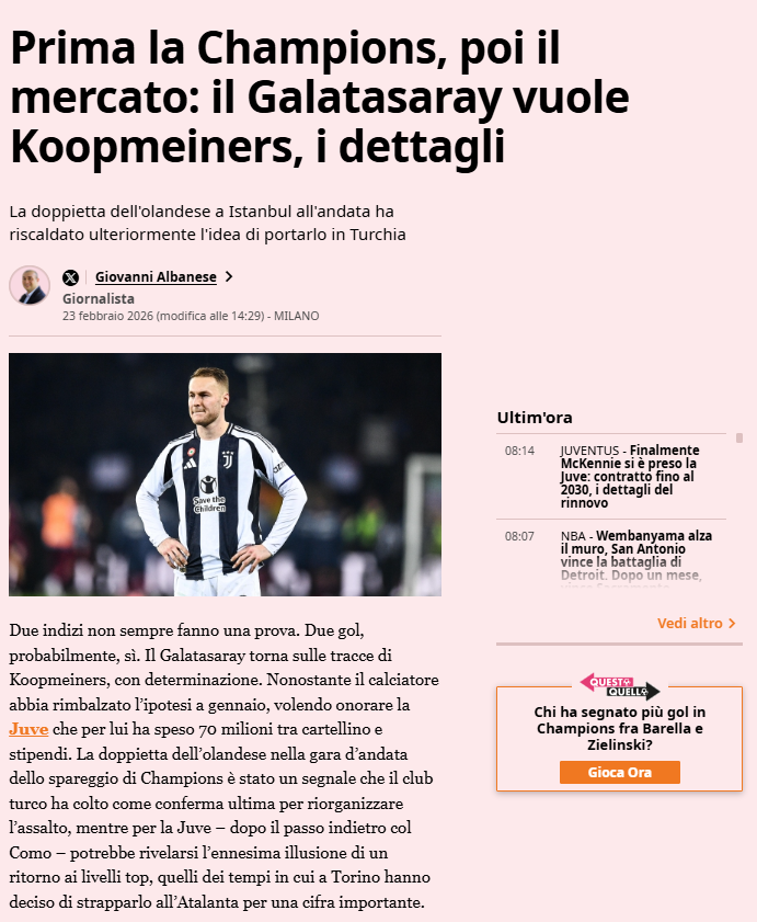 Galatasaray Juventus’un yıldızından vazgeçmiyor! İtalyan basınından flaş transfer iddiası