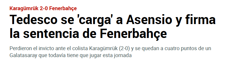 İspanyol basınından Domenico Tedesco’ya sert eleştiri!