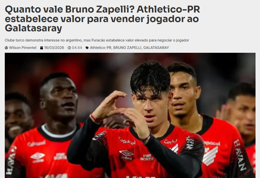 Galatasaray’ın Bruno Zapelli teklifi belli oldu! Genç 10 numara için istenen rakam...