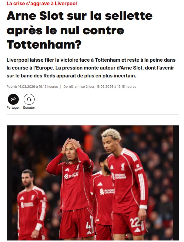 Liverpool’da Arne Slot kararı! Galatasaray’a elenirse...