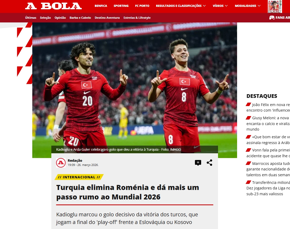 Milli Takım’ın Romanya zaferi dış basında! Arda Güler’e övgüler yağdı